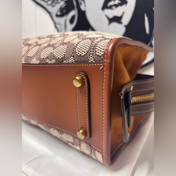 Coach Rogue 25 in Signature Textile Jacquard and Glovetanned Leather - Picture 8 of 15